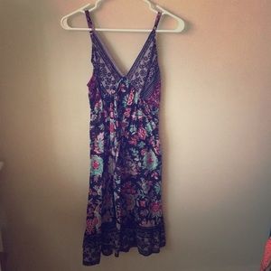 Cute boho flower dress